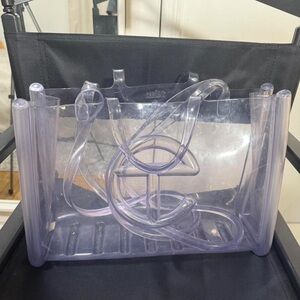 Telfar x melissa clear jelly bag Large
Like New